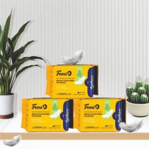 Femi9 Ultra-Thin Pads (280mm-L) | (12 Pads/Pack) ( 3 Combo Pack - 36 Pads )
