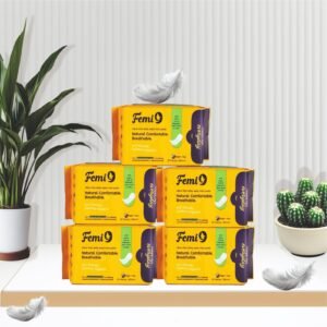 Femi9 Ultra-Thin Daily Wear Mini Pads (180mm) | (30 Pads/Pack) ( 5 Combo Pack - 150Pads )