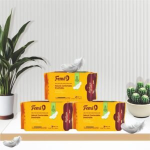 Femi9 Ultra-Thin Pads (410mm-XXL) | (5 Pads/Pack) ( 3 Combo Pack - 15 Pads )