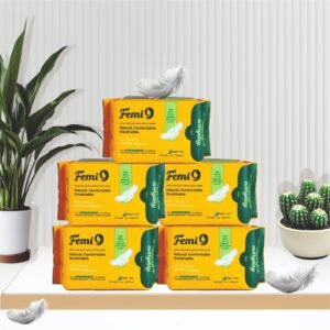Femi9 Ultra-Thin Pads (320mm-XL) | (10 Pads/Pack) ( 5 Combo Pack - 50 Pads)